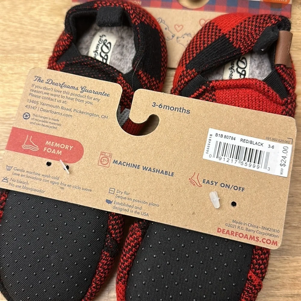 DEARFOAMS kids/baby slippers